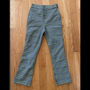 Urban outfitters black and green plaid pants
